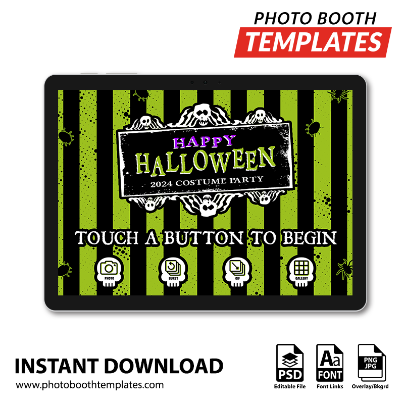 Halloween Showtime PC Welcome Screens