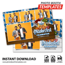Oktoberfest Extravaganza 4-pose Postcard