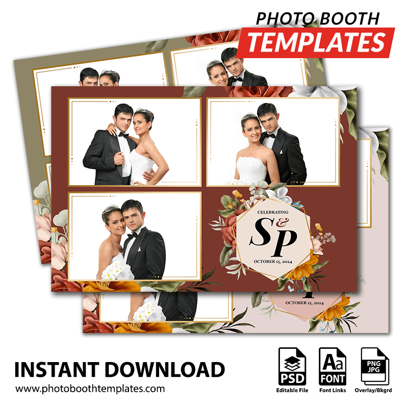 Autumn Embrace 3-pose Postcard