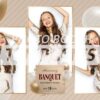 Glamorous Event 3-pose Postcard