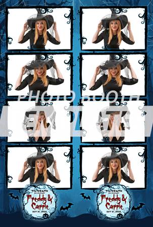 Moonlit Fright 4-up Strips