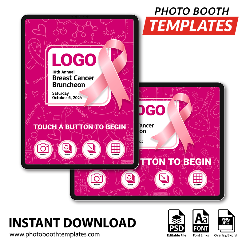 Breast Cancer Event iPad Welcome Screens