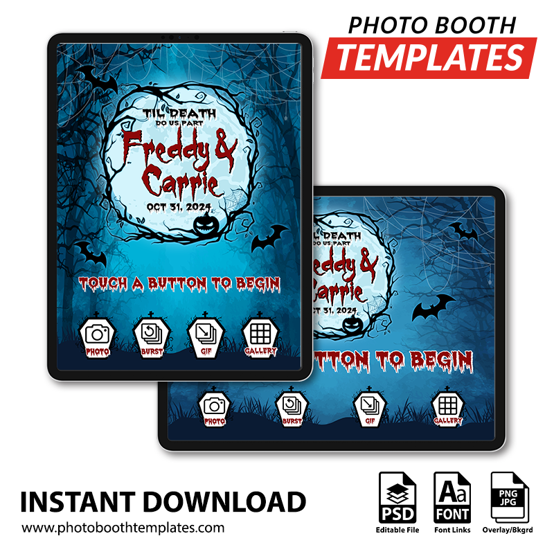 Moonlit Fright iPad Welcome Screens