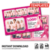 Breast Cancer Event 4-pose Postcard