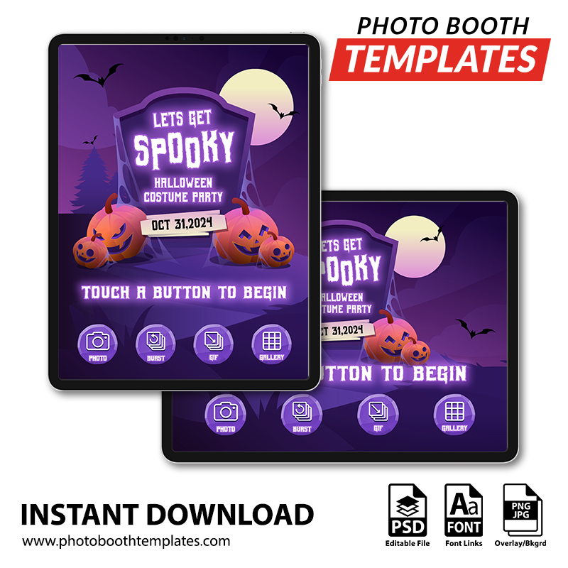Twilight Terror iPad Welcome Screens