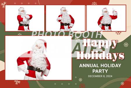 Holiday Bliss 4-pose Postcard