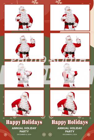 Holiday Bliss 4-up Strips