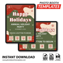 Holiday Bliss iPad Welcome Screens
