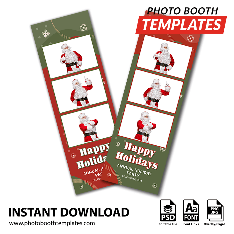 Holiday Bliss 3-up Strips