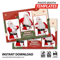 Holiday Bliss 3-pose Postcard