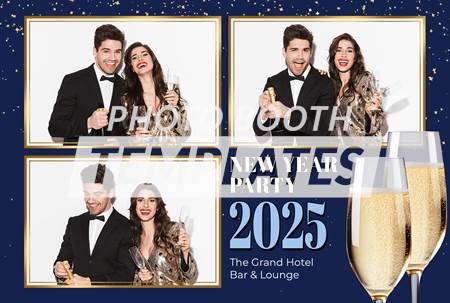 Champagne Affair 3-pose Postcard
