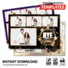 New Year Blast 4-pose Postcard