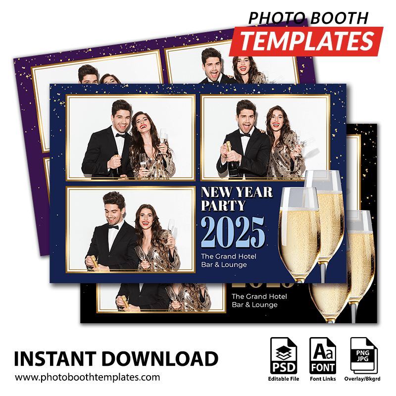 Champagne Affair 3-pose Postcard