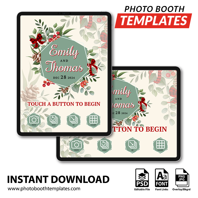 Holiday Elegance iPad Welcome Screens