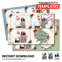 Holiday Elegance 3-pose Postcard