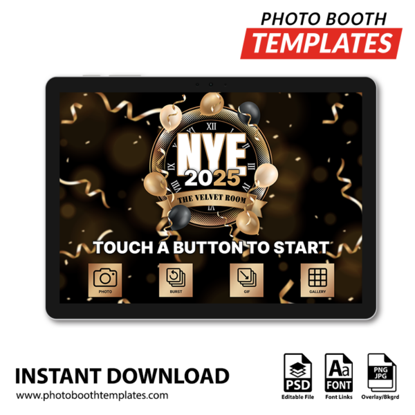 New Year Blast PC Welcome Screens