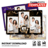 New Year Blast 3-pose Postcard
