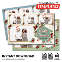 Holiday Elegance 4-pose Postcard