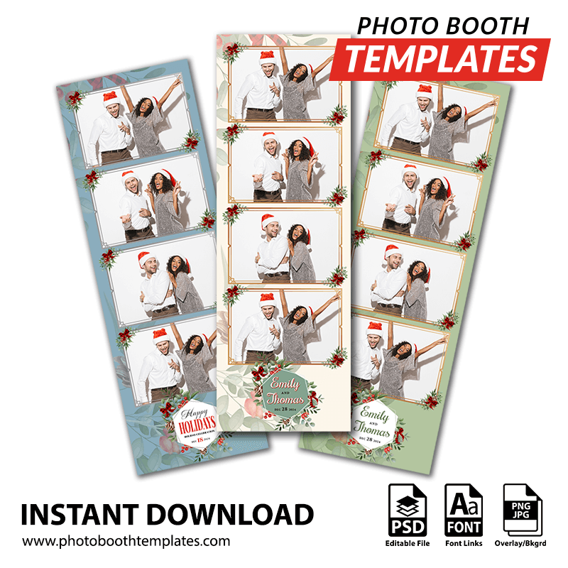 Holiday Elegance 4-up Strips