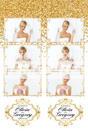 Glamorous Sparkle 3-up Strips
