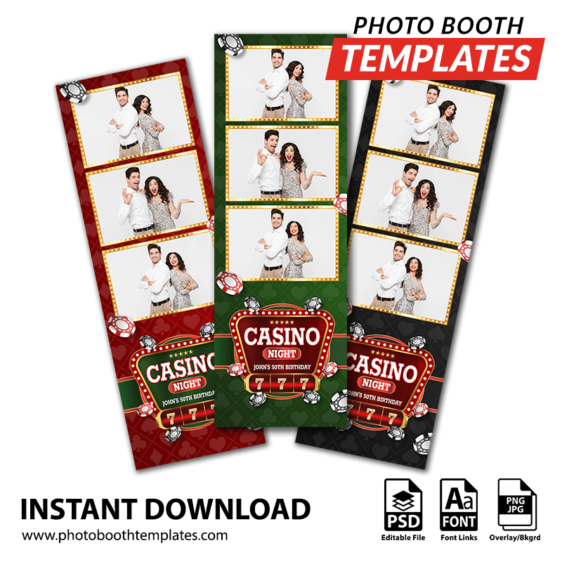 Casino Jackpot 3-up Strips