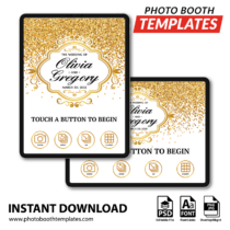 Glamorous Sparkle iPad Welcome Screens