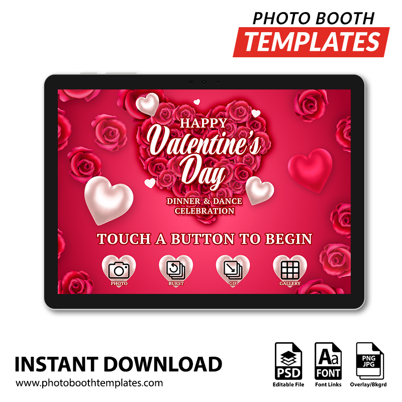 Rosy Valentine PC Welcome Screens