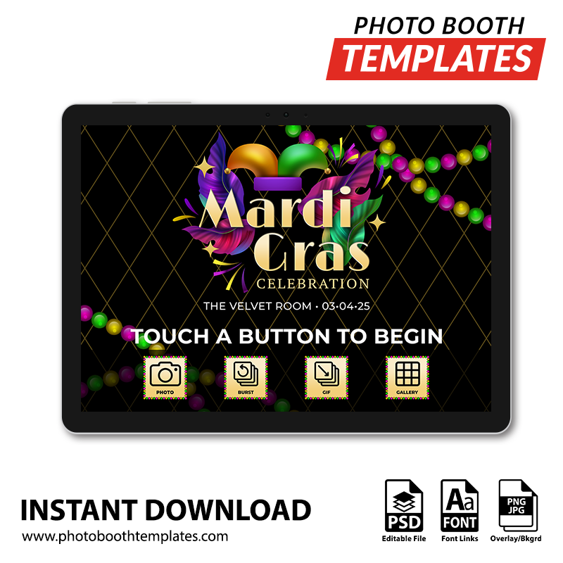 Mardi Gras Festival PC Welcome Screens