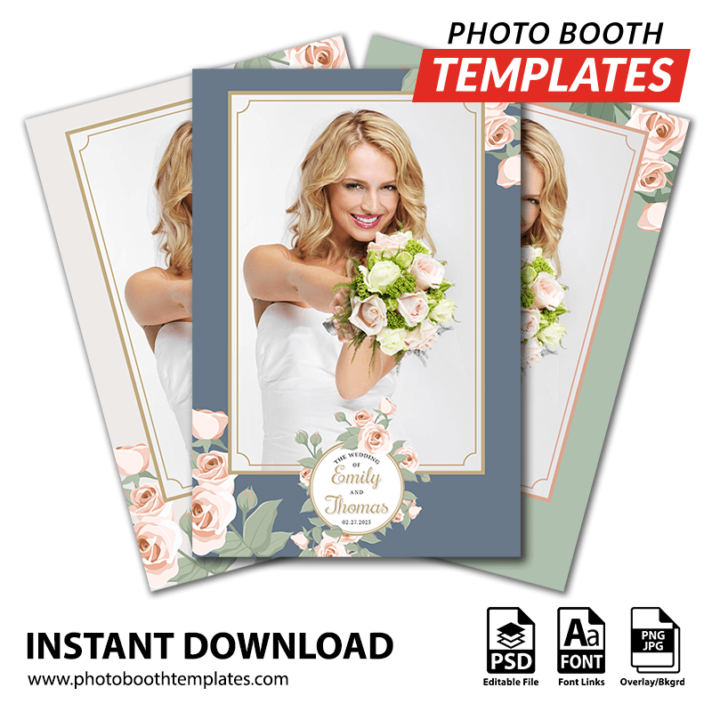 Floral Grace Portrait