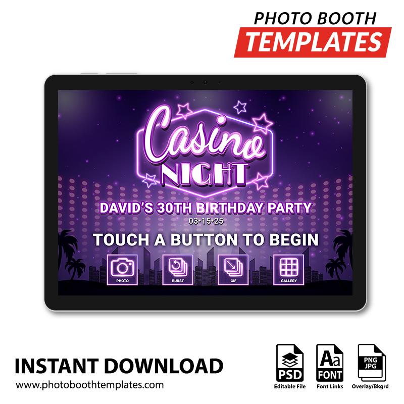Vegas Nights PC Welcome Screens