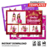 Royal Quinceañera 4-pose Postcard
