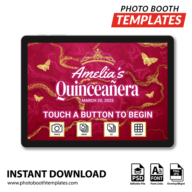 Royal Quinceañera PC Welcome Screens