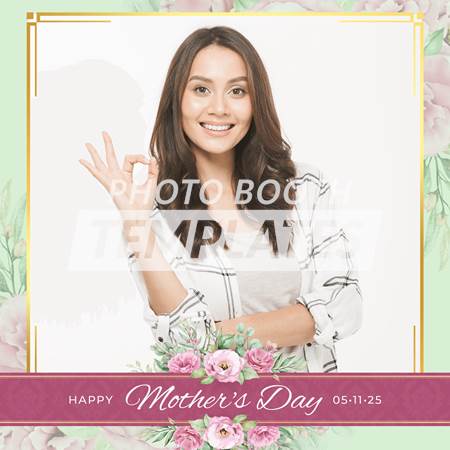 Mother's Day Floral Square 2 Mother's Day Floral Square