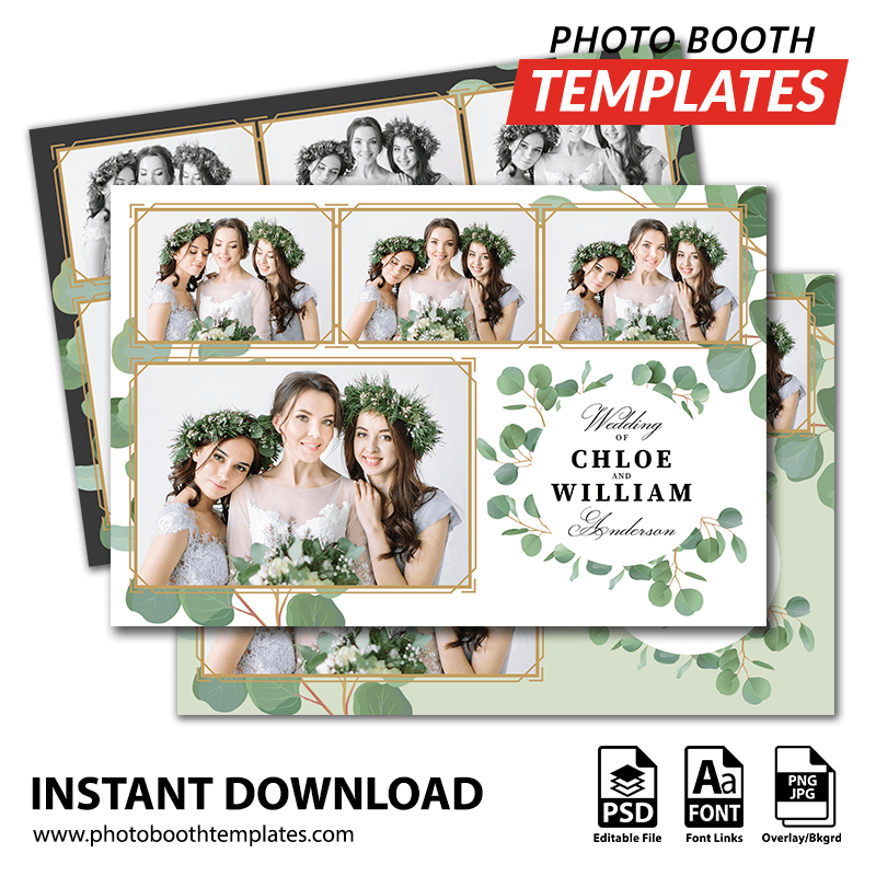 Eucalyptus Elegance 4-pose Postcard