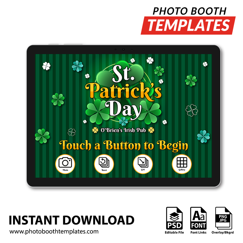 St. Patrick’s Party PC Welcome Screens