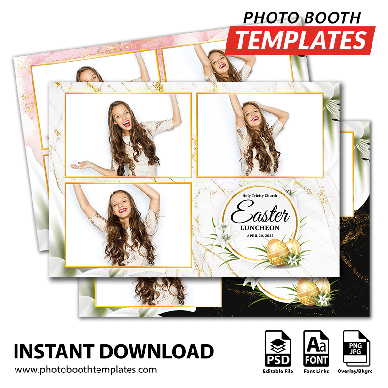 Lily Elegance 3-pose Postcard