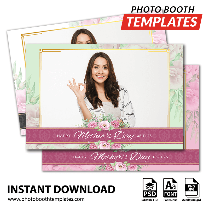 Mother's Day Floral Postcard