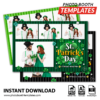 St. Patrick’s Party 4-pose Postcard