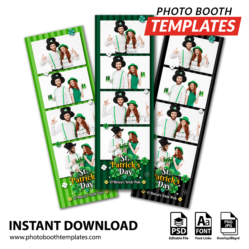 St. Patrick’s Party 4-up Strips