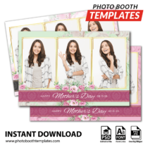 Mother's Day Floral 3-pose Postcard