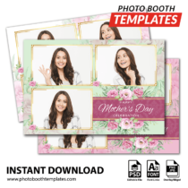 Mother's Day Floral 3-pose Postcard