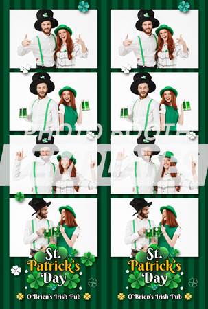 St. Patrick’s Party 4-up Strips