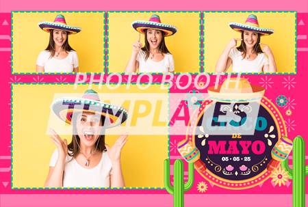 Fiesta Time 4-pose Postcard