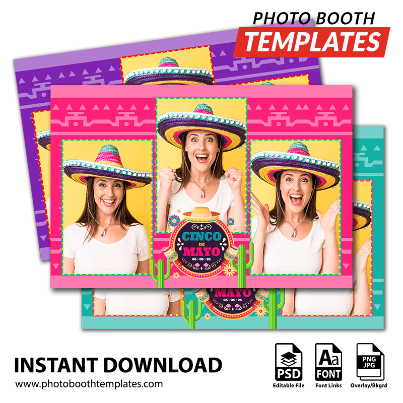 Fiesta Time 3-pose Postcard
