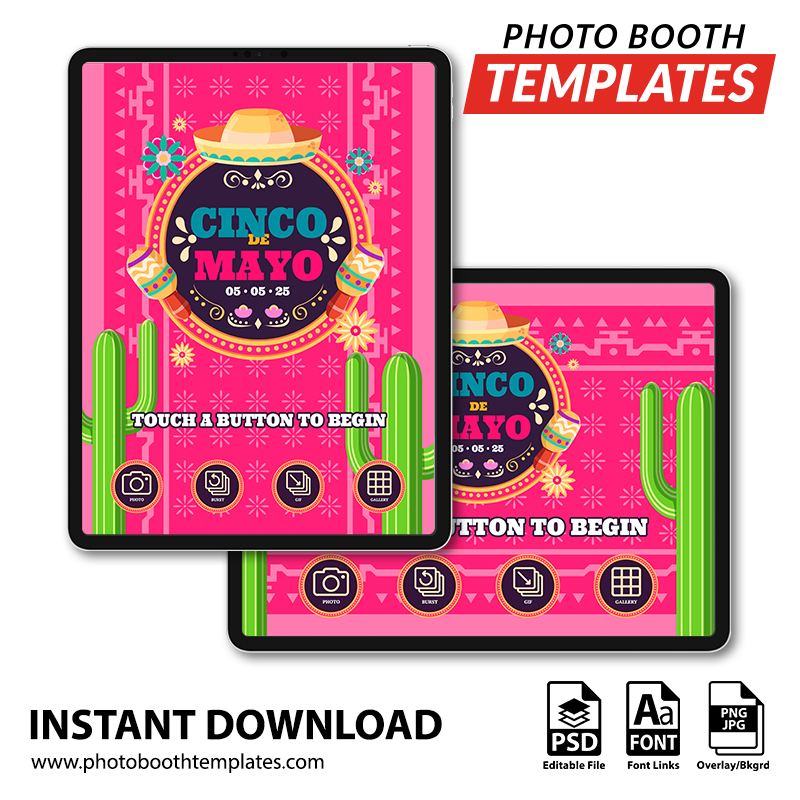 Fiesta Time iPad Welcome Screens