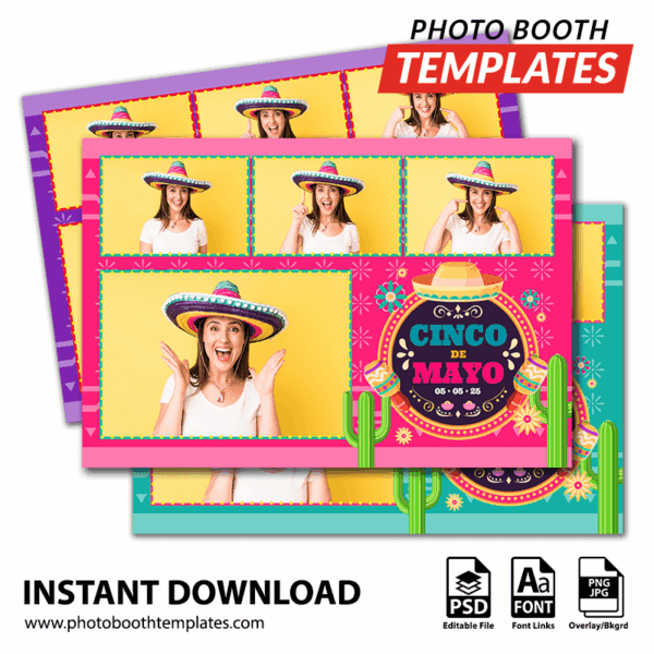 Fiesta Time 4-pose Postcard