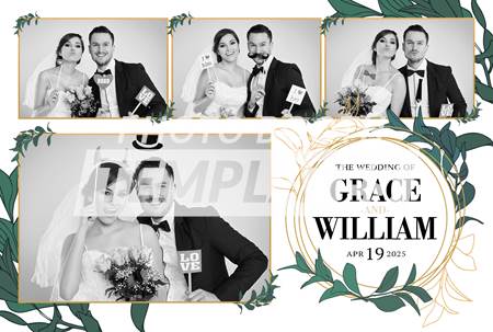Whispering Leaves 4-pose Postcard