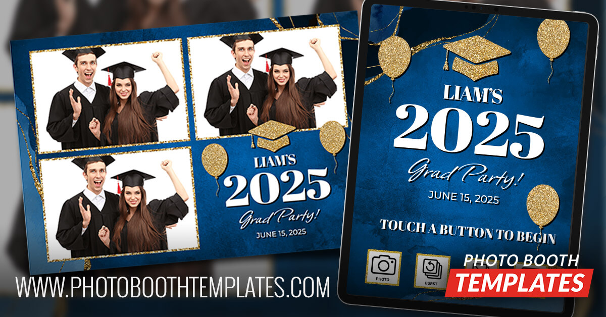 graduation photo booth templates