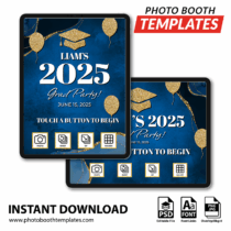 Graduation Glitter iPad Welcome Screens