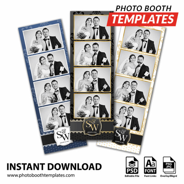 Gilded Affair 4-up Strips